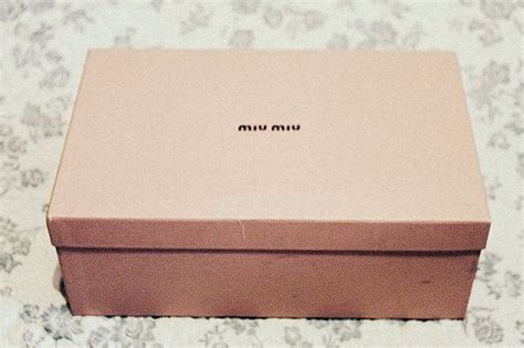 miu miu shoe box